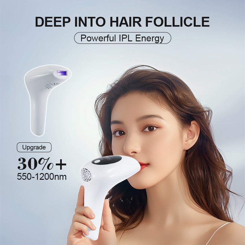 Ipl Hair Removal Instrument Handheld Laser Hair Removal Instrument Household Women Painless Hair Removal Whole Body Hair Removal Device Non-Freezing Point - Image 2