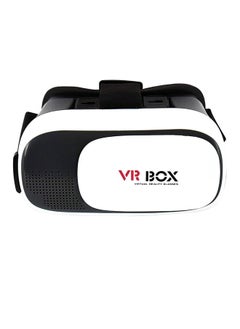 في آر بوكس نظارات 3D الواقع الافتراضي مع جهاز التحكم عن بعد لجميع أنواع الأجهزة الإلكترونية ، ومناسبة للأطفال والكبار ، ولعب الألعاب ، ومشاهدة الأفلام IMAX 3D ، والأبيض  - Image 1