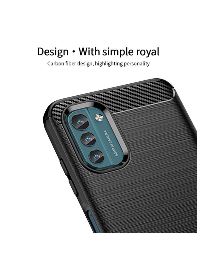 موفي جراب لهاتف Nokia G11 / G21 Gentleness Series مصنوع من ألياف الكربون الناعمة والمصقولة TPU - Image 5