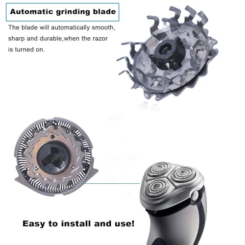 Ketofa HQ9 Replacement Heads, Shaver Heads Blades Cutter Replacement for Compatible with Philipss Nore-lcos SpeedXL 8240XL 8140XL 8150XL 8160XL 8170XL, 8100 Series, 8200 Series, 9100 Series, and PT/AT900 - Image 5