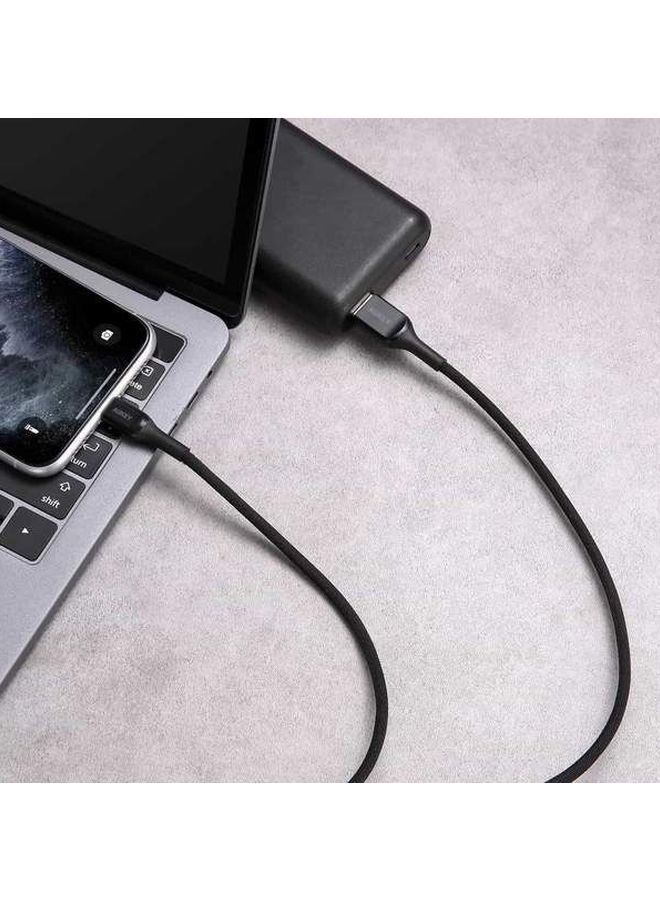 NIBEMINENT MFi USB Sync And Charge Kelvar Cable,CB-AKL1 Black - Image 3