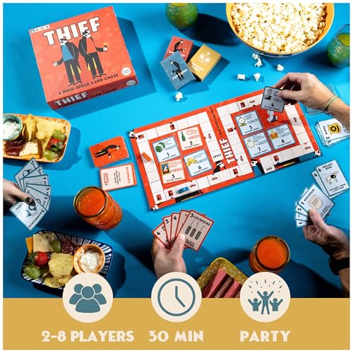 Spin Master Games لعبة بطاقات سريعة من سبين ماستر غيمز سوليد روتس لصوص السرعة من صانعي لعبة مايند ذا غاب لحفلات العائلة في عيد الشكر هدية عيد الفصح 28 لاعبًا للأعمار من 10 سنوات فما فوق - Image 5