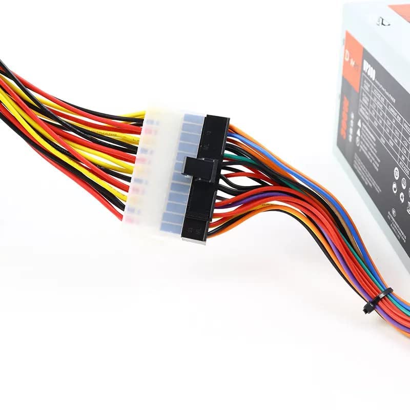 PARUHT Internal PC PSU ATX 24 Pin Male to 24 Pin Female Extension Power Cable Power Extension Cord,Multi-colored - Image 4
