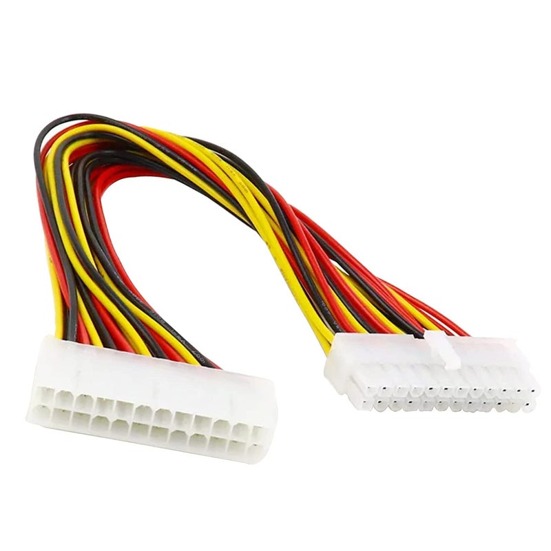 PARUHT Internal PC PSU ATX 24 Pin Male to 24 Pin Female Extension Power Cable Power Extension Cord,Multi-colored - Image 5