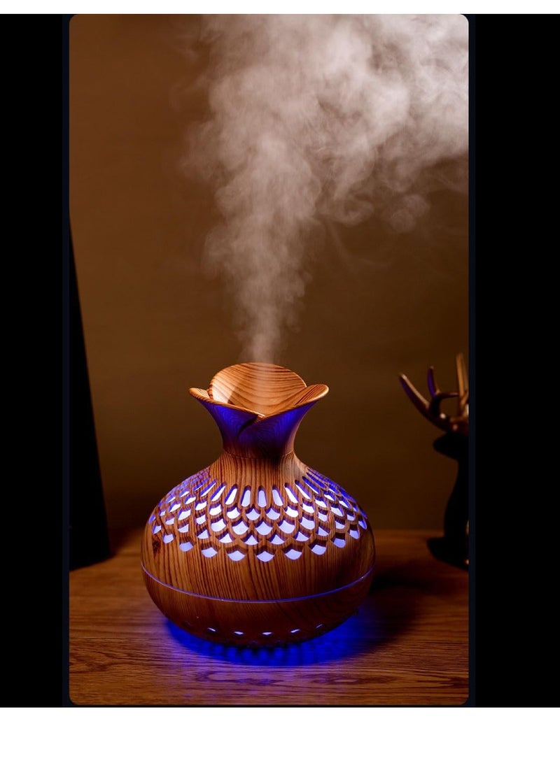 DIGI CORE Essential Oil Aroma Diffuser 300ML Aromatherapy Diffuser With Multi Color Changing Lights Cool Mist Humidifier With Auto Shut-Off Function Air humidifier Diffuser For Home Bedroom Office - Image 3