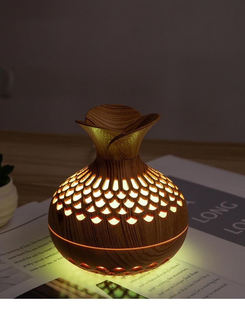 DIGI CORE Essential Oil Aroma Diffuser 300ML Aromatherapy Diffuser With Multi Color Changing Lights Cool Mist Humidifier With Auto Shut-Off Function Air humidifier Diffuser For Home Bedroom Office - Image 4