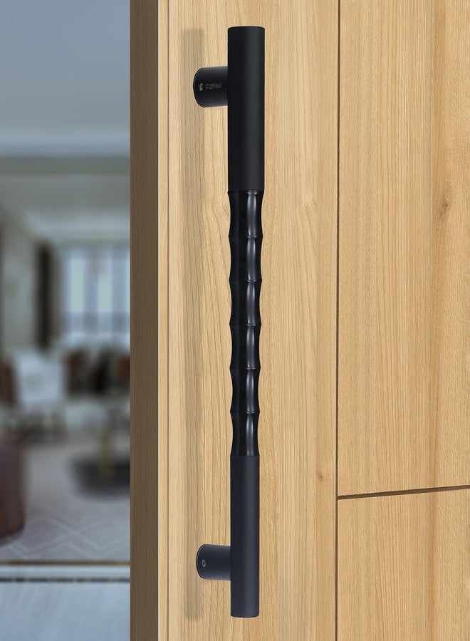 Plantex Heavy Duty Door Handle/14-inches Main Door Handle/Door Push Pull Handle/Door & Home Decor - Pack of 1 (Black Finish) - 3 Years Warranty - Image 1