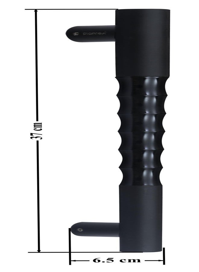 Plantex Heavy Duty Door Handle/14-inches Main Door Handle/Door Push Pull Handle/Door & Home Decor - Pack of 1 (Black Finish) - 3 Years Warranty - Image 4