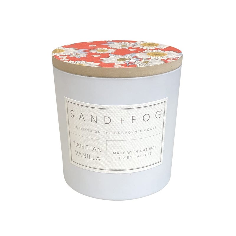 Sand  Fog Scented Candles  Tahitian Vanilla  Additional Scents and Sizes  3 Wicks 100 Cotton LeadFree  Luxury Air Freshening Jar Candles  Perfect Home Decor  21 oz