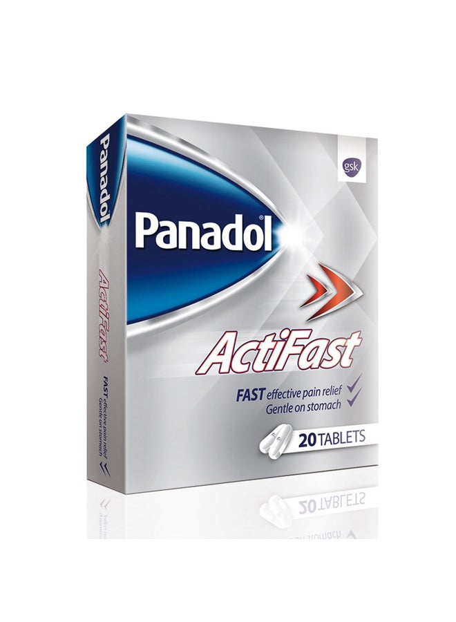 بانادول أكتيفاست 20 قرص