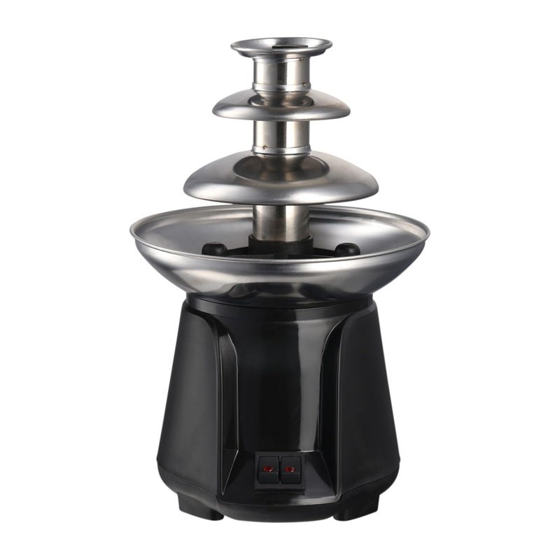 60W Triple Layer Electric Chocolate Fountain – Chocolate Melting and Dispensing Device for Events and Parties – Stainless Steel – Safe Operation and Easy to Clean - Image 2