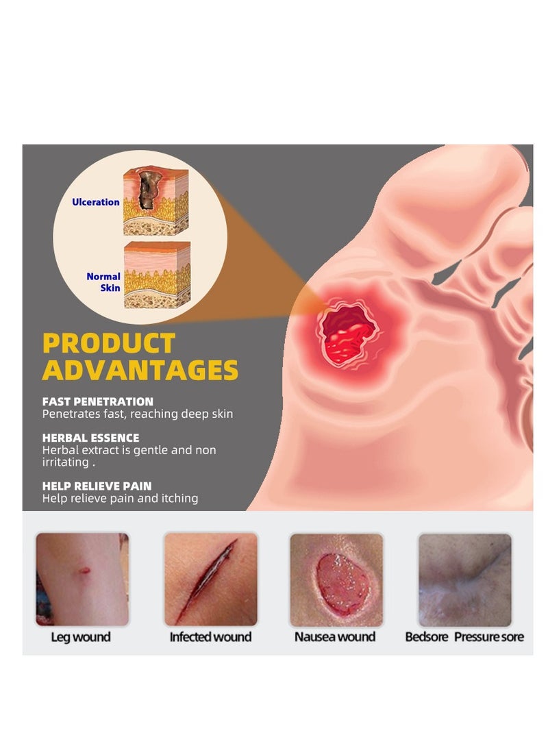 Sumifun Bedsore cream,Fast Penetration for Deep Skin Reach,Herbal Essence for Gentle - Image 3