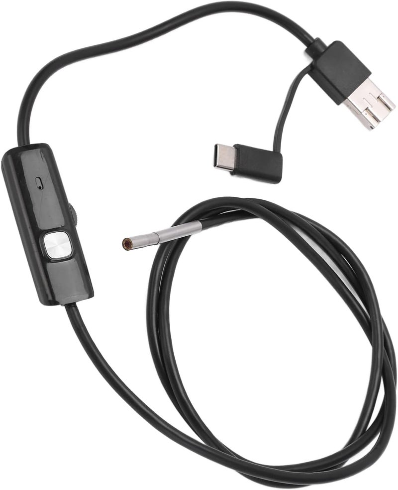 for Industrial Pipeline Maintenance - AN100 3.9 Inspection Camera Endoscope with 3.9mm Lens, 1m Flexible Wire, and 6 LED Lights - IP67 Rated Borescope Compatible with Mobile Phones (Soft Cord 1m) - Image 3