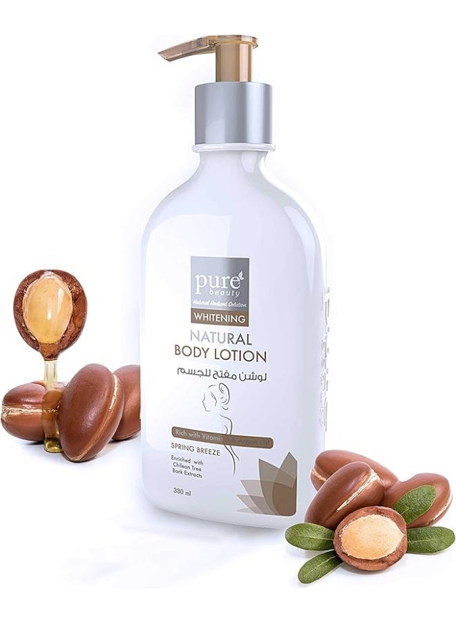 pure beauty Whitening Natural Body Lotion - 330 ml