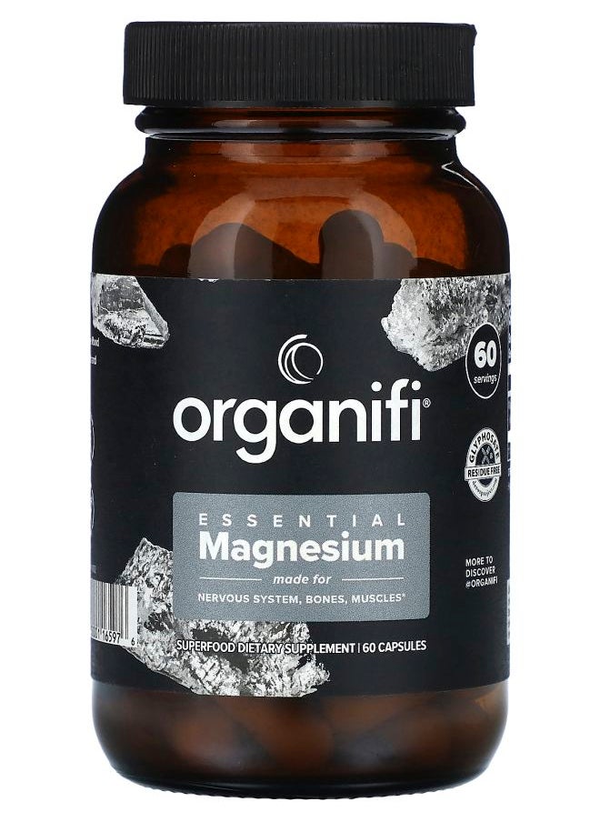 Organifi - Essential Magnesium 60 Capsules - Image 1