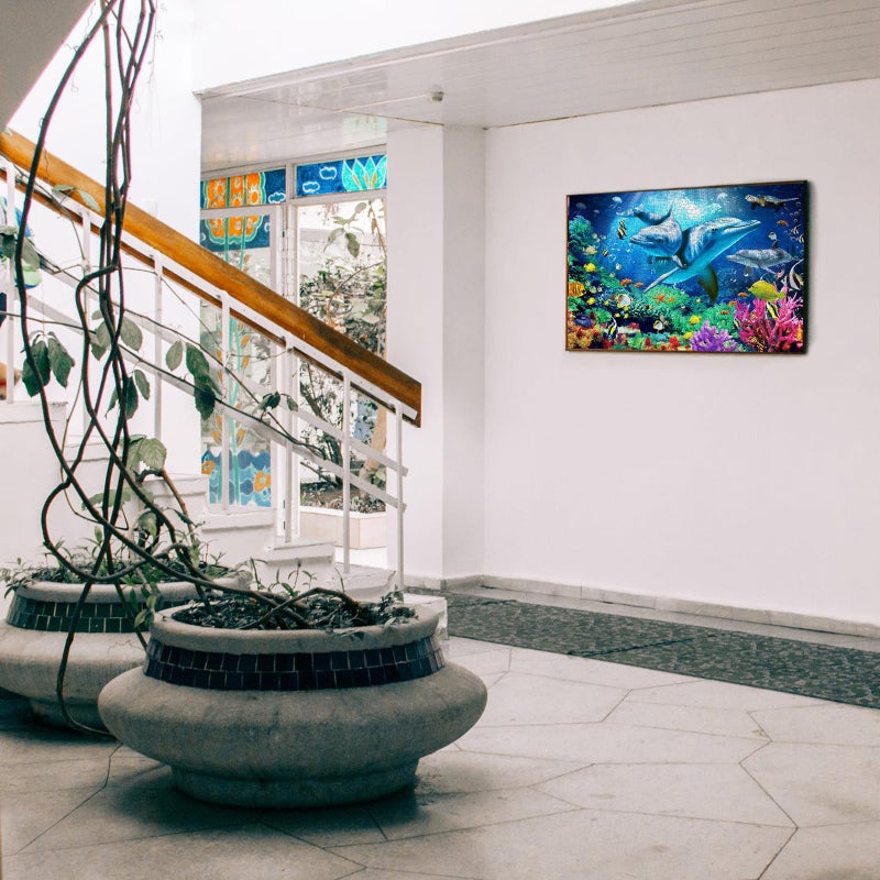 Nattork Jigsaw Puzzles 1000 Pieces for Adults, Families (Sea World) Pieces Fit Together Perfectly - Image 4