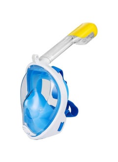 Generic Full Face Diving Mask, 180 Degree Panoramic View Snorkeling Mask, Easy Breathing Swimming Snorkeling Mask with Detachable Sports Camera Holder, Anti-Fog, Anti-Leak, Pancreas  - Image 1