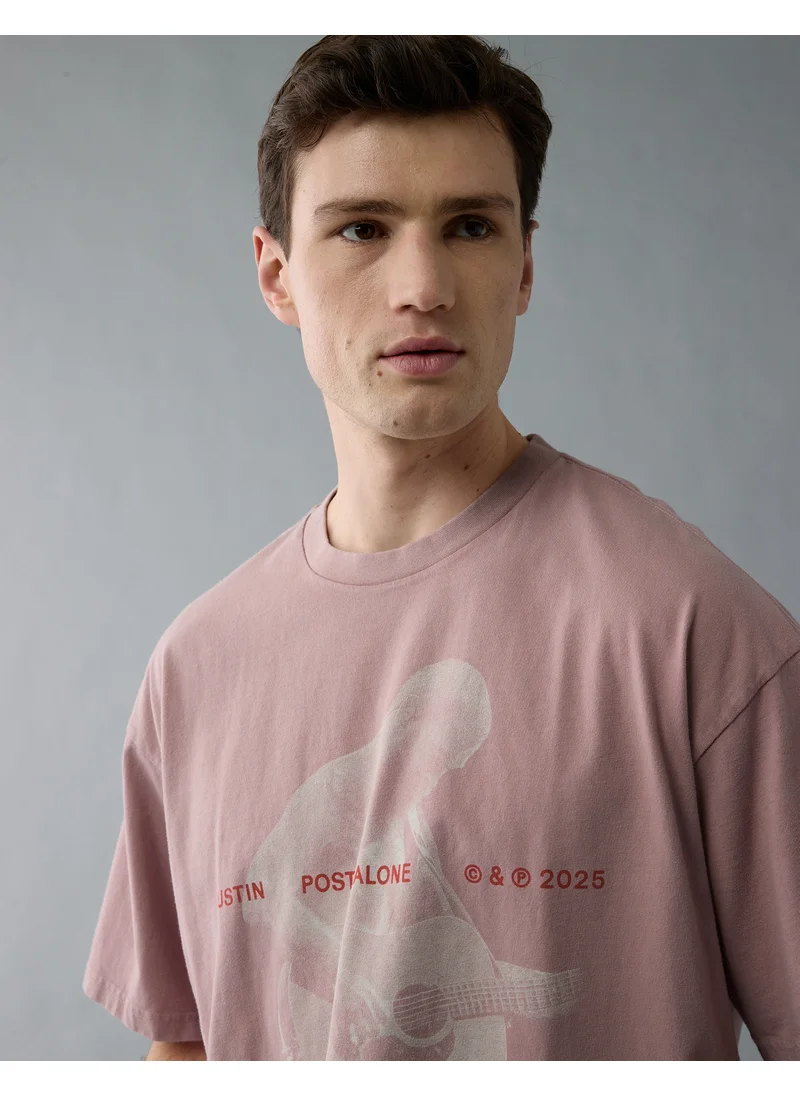 American Eagle AE Boxy Post Malone Graphic T-Shirt