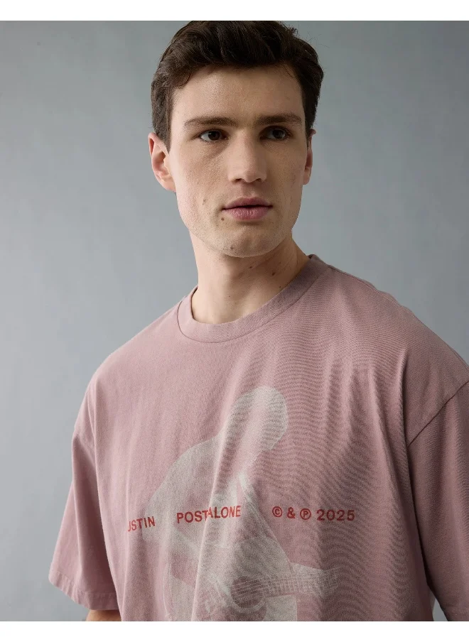 امريكان ايجل AE Boxy Post Malone Graphic T-Shirt