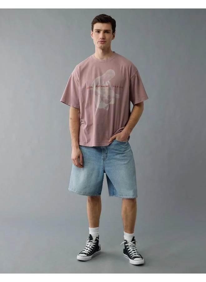 American Eagle AE Boxy Post Malone Graphic T-Shirt