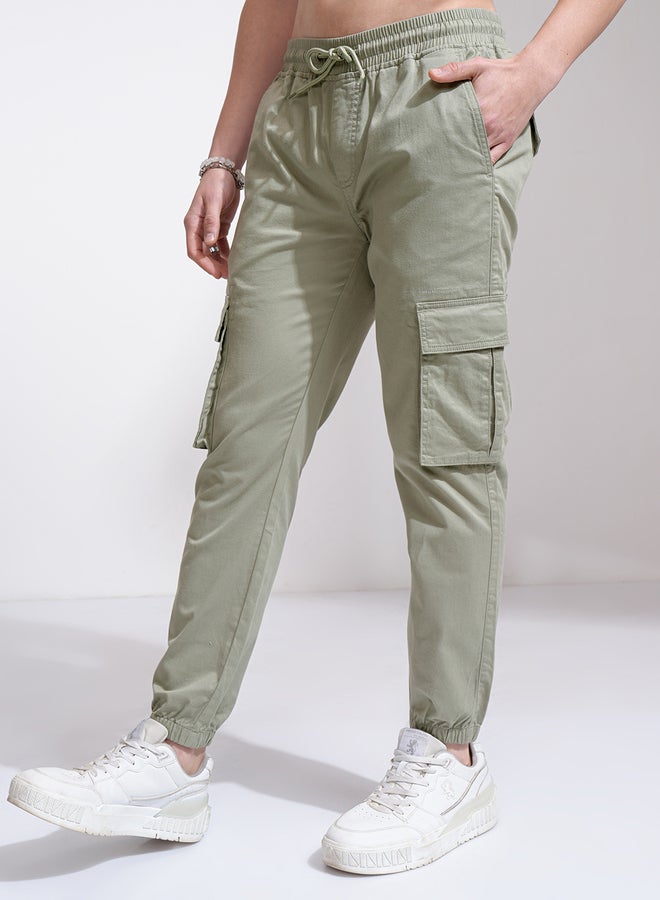 HIGHLANDER Mid Rise Slim Fit Joggers Trousers - Image 4