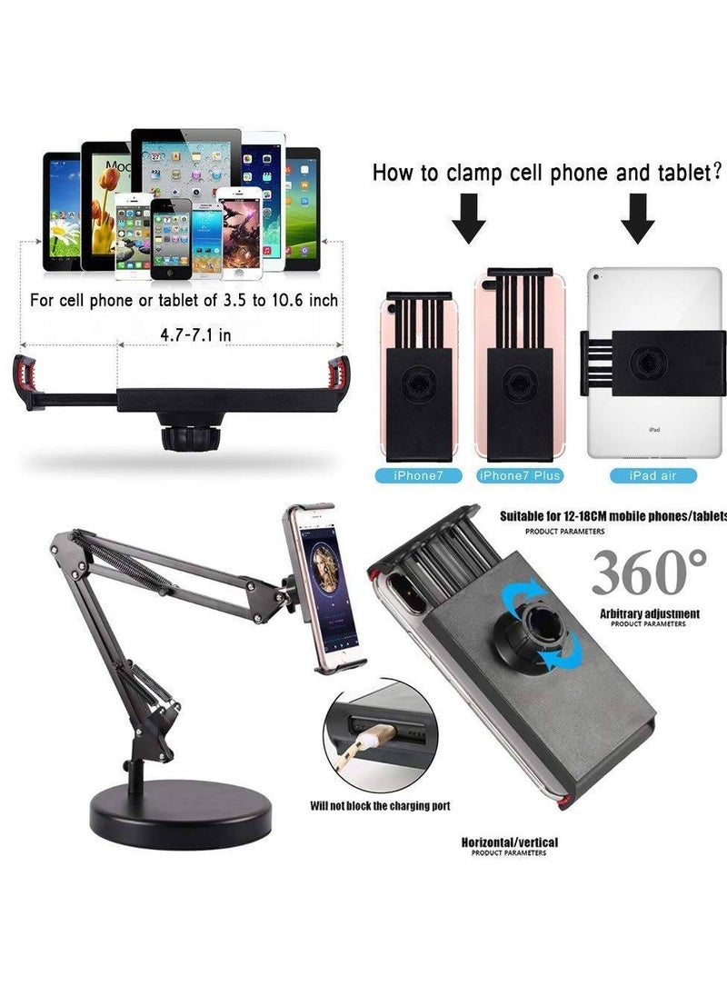 جينيكست حامل تثبيت عالمي للكمبيوتر اللوحي لجهاز Samsung Galaxy Tab 4 3/iPad Mini/Air 2/4/3 (إصدار منقح - يستخدم مع جميع الأجهزة اللوحية مقاس 7-10 بوصة)  - Image 3