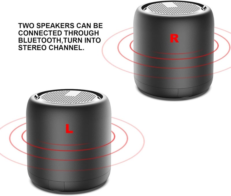OMIRE Portable Bluetooth Speakers, مكبر صوت بلوتوث,Wireless Bluetooth Speakers with TWS Function,Bluetooth 5.3 مكبر صوت,with Hands-Free Playback,Portable Design,Speaker for Travel,Outdoors,Party-Black - Image 3