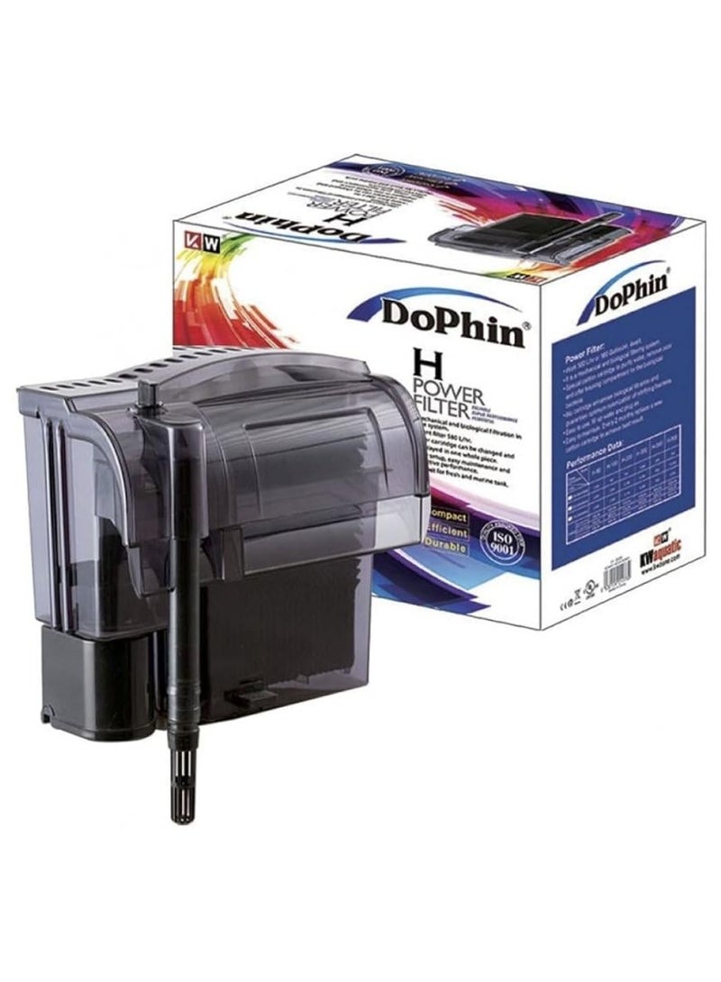 DoPhin PREMIER PLANTS Aquarium Hang on Filter Dophin H100 - Image 1