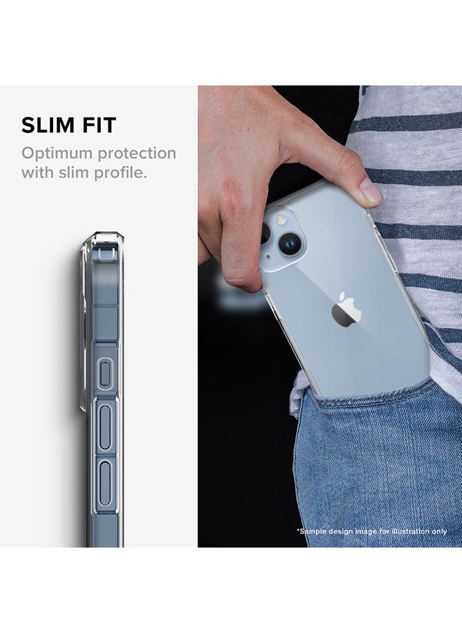 O Ozone Hard TPU Acrylic Cover For Apple iPhone 14 Plus Case Heavy Duty Shockproof Anti-Slip Full-Body Protective Mobile Phone Cover - Clear  - Image 4