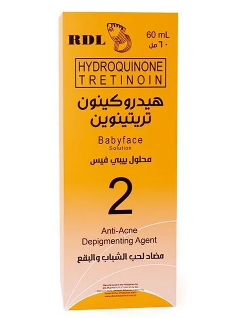 RDL Babyface Solution No. 2 Anti-acne Depigmenting Agent 60ml - Image 1