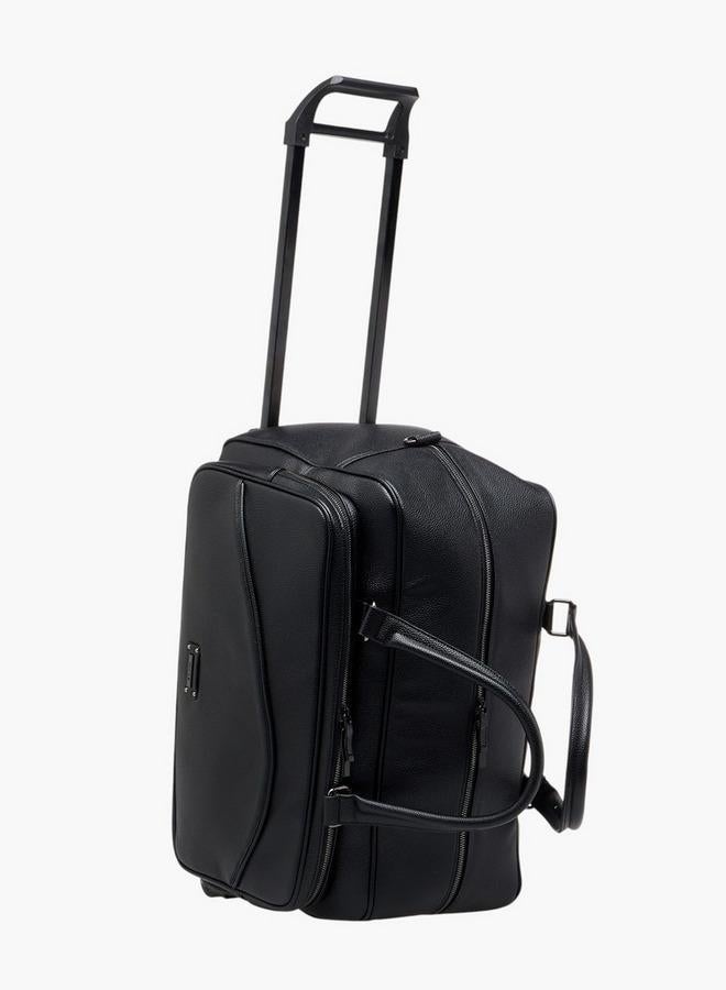 وايف حقيبة دافل بمقبض قابل للسحب وإغلاق بسحاب - Image 4