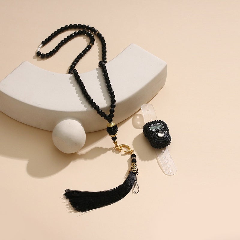 Ru Mo Cross-Border Hot-Selling Imitation Pearl Prayer Beads Necklace Set with Box - Image 4