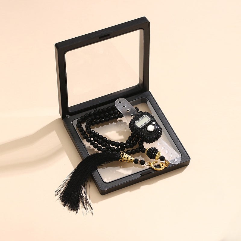 Ru Mo Cross-Border Hot-Selling Imitation Pearl Prayer Beads Necklace Set with Box - Image 3