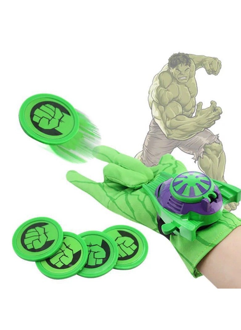 Spider-Man Hulk Launchers Gloves Hero Roleplay Cosplay Toy, Hulk Shooter Toy，Wrist Toy Costume Cosplay Hero Props Gift  - Image 1