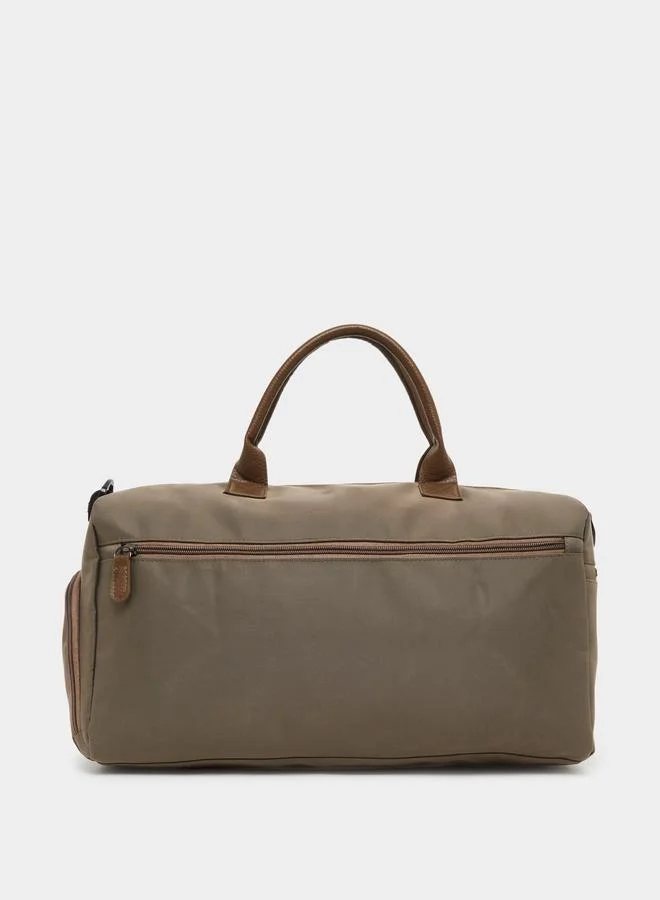 Styli Khaki Gym Bag with Extra Pockets