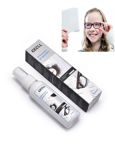 Spectacle Lens Cleaning And Maintenance Spray 60ml, Glasses, Mobile Phones And Electronic Screens, Optical Surfaces, Safe Professional-grade Formula