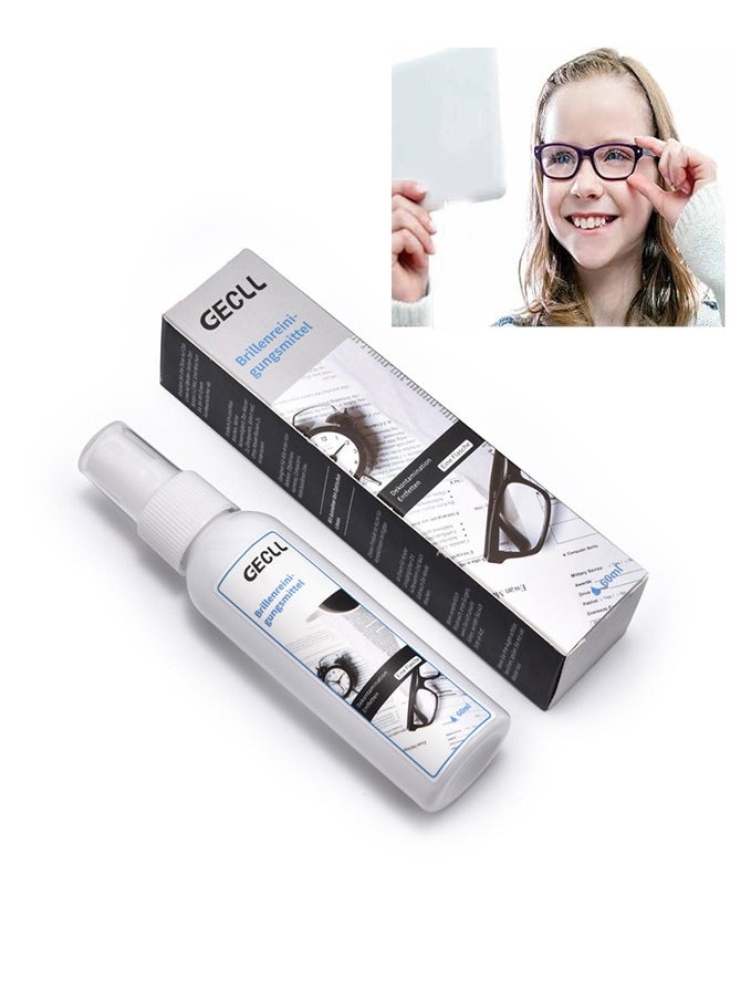 GECLL Spectacle Lens Cleaning And Maintenance Spray 60ml, Glasses, Mobile Phones And Electronic Screens, Optical Surfaces, Safe Professional-grade Formula  - Image 1