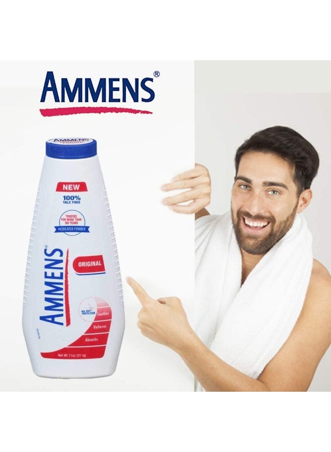 Ammens Ammens Medicated Powder, Original Scent, 11 oz. - Image 3