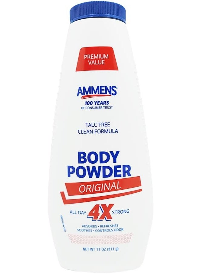Ammens Ammens Medicated Powder, Original Scent, 11 oz. - Image 2