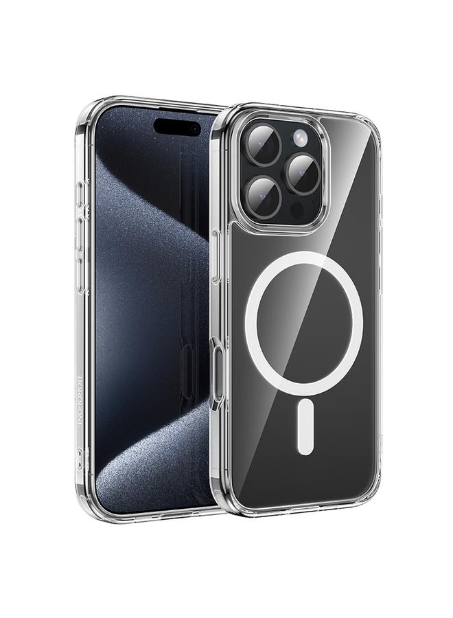 BOROFONE Case For iPhone 16 Pro Max BOROFONE BI5 Ice Shield Series MagSafe Magnetic Phone Case - Image 1