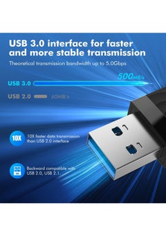 SYOSI 1300Mbps Wireless USB3.0 WiFi Adapter 802.11ac Dual Band 5GHz and 2.4GHz USB Wifi Dongle for PC Desktop Laptop High Transmission Speed Driver Free MU-MIMO for Windows 11 10 7 8 8.1 XP Mac OS  - Image 4