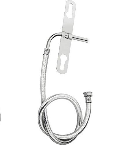 KI Jet Spray Pipe for Toilet Stainless Steel Flexible Health Faucet Hose Pipe Tube Chrome Plated Tube Heavy Duty Bathroom Accessory Easy To Use with Durable Modern Design