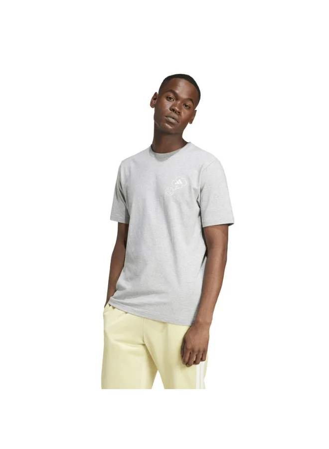 Adidas lounge verbiage circle men graphic t-shirt