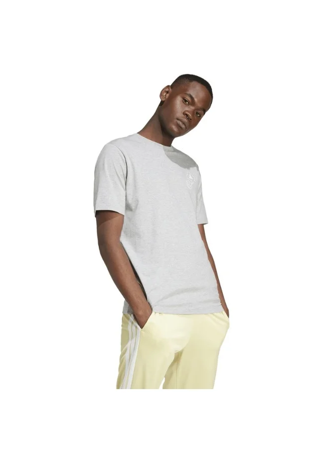 Adidas lounge verbiage circle men graphic t-shirt