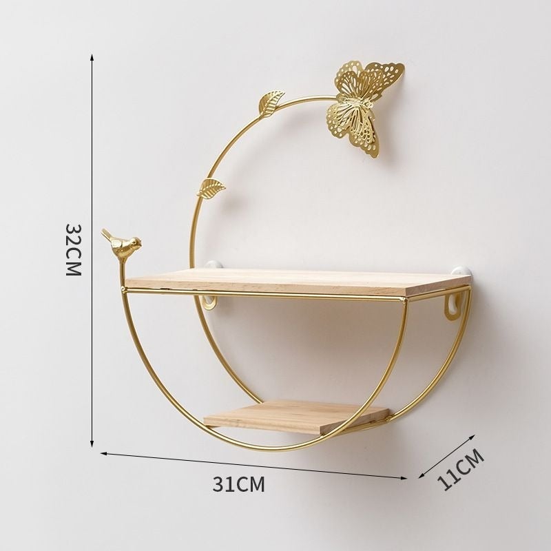 Straight Wall Shelf 11x11x32 cm