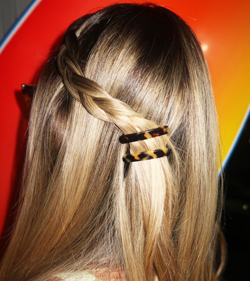 Camila Paris CP2240/2 French Hair Barrettes Clips for Women, Handmade, Girls Side Slide-in Barrette Clip, Hair Accessories for Women. Strong Hold No Slip Grip Fashion Durable Styling, Made in France - Image 2