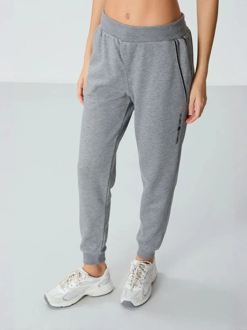 TOMMYLIFE TOMMY Women's Cotton-blend Jogger Sweatpants