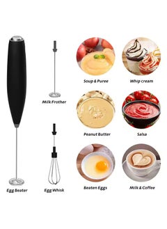 VIO Milk Handheld Frother Battery Operated Electric Mini Milk Foamer Drink Mixer Foam Maker for Coffee Frappe Latte Matcha Cappuccino Hot Chocolate  - Image 4