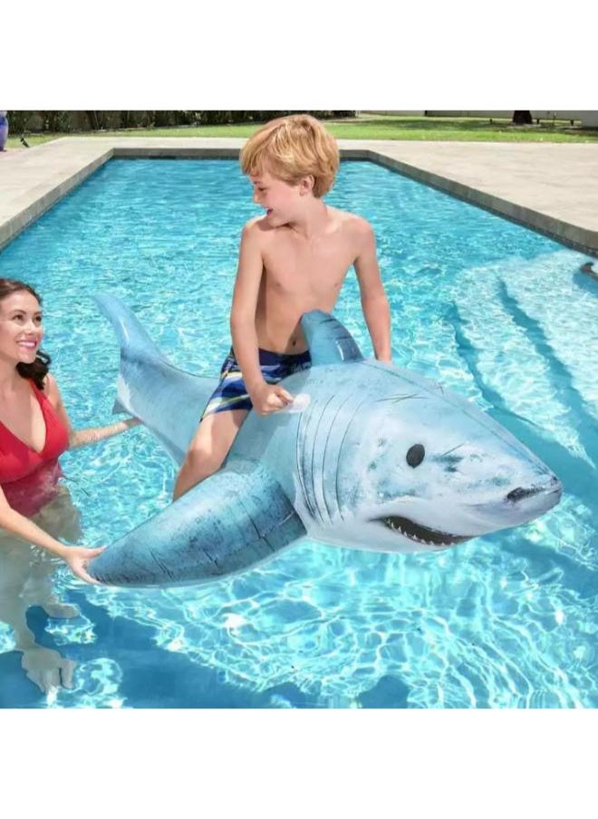 Bestway Bestway Realistic Shark Ride-On 183cm x 102cm Up to 45kg Ages 3+ - 41405  - Image 4