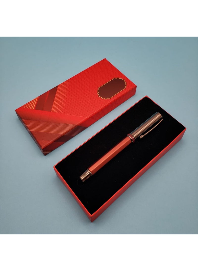 Ema Burgundy Rollerball Pen with Box 
